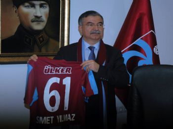 FARUK ÖZAK - Milli Savunma Bakanı İsmet Yılmaz'dan Trabzonspor'a Ziyaret