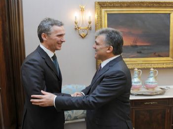 HAYRÜNNİSA GÜL - Cumhurbaşkanı Gül Norveç Başbakanı Stoltenberg'i Kabul Etti