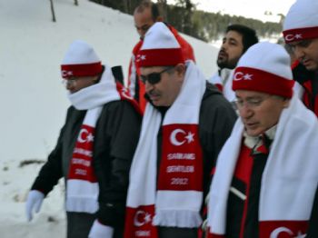 TÜRKIYE DAĞCıLıK FEDERASYONU - Vali Tekmen Sarıkamış Şehitlerini Anma Törenlerine Katıldı