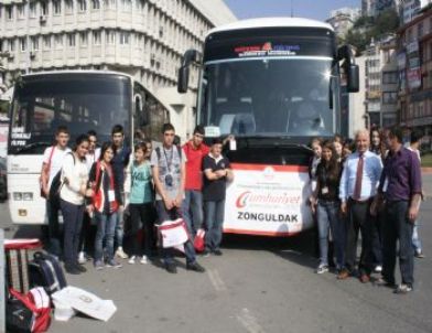 Afyonkarahisar ve Kütahya’ya Giden 40 Kişilik Öğrenci Kafilesi Zonguldak’a Döndü