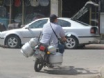 Motosikletle Tüpgaz Sevkiyatı