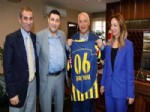 CEPHANE - Ankaragücü Başkanı Bent Ahlat Başkan Yaşar’ı Ziyaret Etti