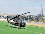 ASKERİ HELİKOPTER - Askeri Helikopter Kırşehir’e Acil İniş Yaptı