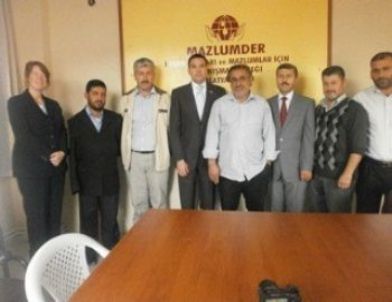 ABD Adana Konsolonsu Espinoza, Mazlumder Malatya Şubesi'ni Ziyaret Etti