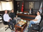 MUSTAFA KARAGÖZ - Belediye Başkanı Kuzu'ya Tebrik Ziyareti