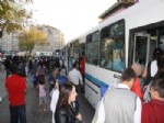 İnegöl'de Halk Otobüsü Şoförlerinden Eylem