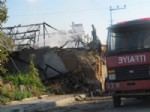 Ortaköy'da Ahır ve Samanlık Yangını Haberi