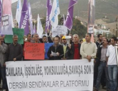 Dersim Sendikalar Platformu’ndan Yürüyüş