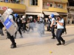 Esed yanlısı göstericiler Hatay'da polise cam şişeyle saldırdı