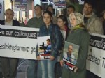 Gazeteciler, Suriye’deki Meslektaşlarının Serbest Bırakılması İçin Eylem Yaptı