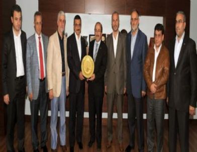 Askon Heyetinden Başkan Gümrükçüoğlu'na Ziyaret