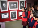 SIYAH BEYAZ - İlköğretim Öğrencileri ‘çizgilerde Atatürk’ Sergisi Açtı