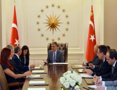 Cumhurbaşkanı Gül'ün, Kosta Rika Dışişleri Bakanı Barrantes'i Kabulü