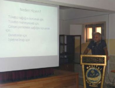 Mezitli’de Fırın ve Pastane Çalışanlarına Hijyen Eğitimi