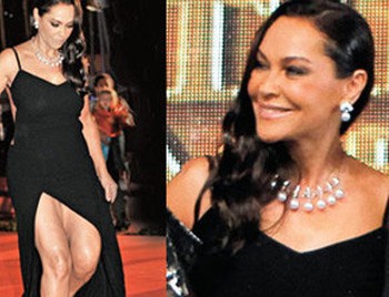 Geceye 1 milyonluk takıyla geldi, yanında 5 koruma gezdirdi