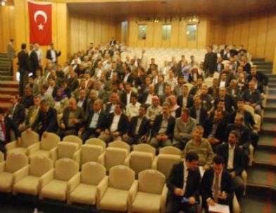 Sulama Birliklerinin Toplantısında “Fatura” Protestosu