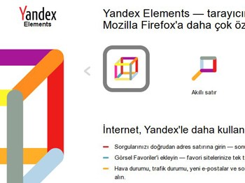 Yandex.Elements hayatı kolaylaştırıyor
