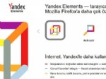 MOZILLA FIREFOX - Yandex.Elements hayatı kolaylaştırıyor