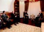 DERVİŞ EROĞLU - İuc Başkanı Azizoğlu, Kktc Cumhurbaşkanı’nı Ziyaret Etti