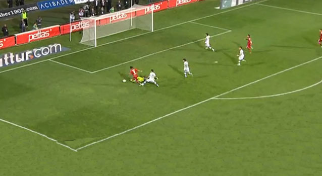 İşte İnönü'de maça damga vuran o an!..