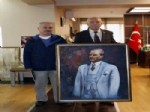 FETHI YAŞAR - Usta Ressamdan Başkan Yaşar’a Atatürk Tablosu