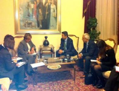 Aydın ve Metiner Akpm Heyetiyle Görüştü