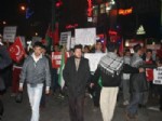 Saadetli gençler İsrail'i Protesto Edildi