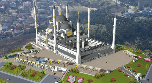 Çamlıca Tepesi'ne yapılacak cami belli oldu