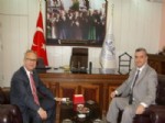 ZEMZEM - Başkan Pekel'den Hacdan Dönen Müftü Çetin'e Ziyaret