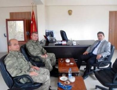 Albay Alkan’dan Kaymakam Kaya’ya Ziyaret