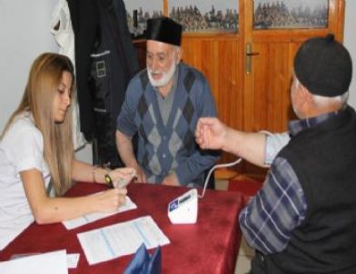 Çubuk'ta Yaşlılara Alzheimer Taraması Yapıldı