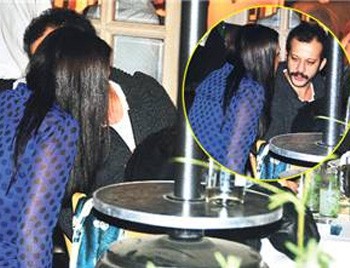 iki ünlünün samimiyeti objektiflere böyle yansıdı