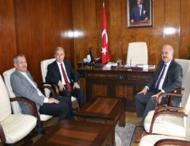 Yeni Kaymakam’a Vali Büyük ve Başkan Dişli’den Anlamlı Ziyaret