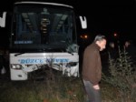 Yolcu Otobüsü Otomobille Çarpıştı: 1 Ölü, 1 Yaralı