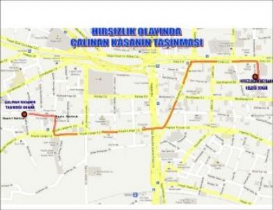 Çaldıkları Kasayı Hamala Taşıttılar