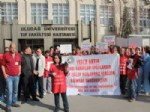 SAĞLıK İŞ - Protesto Edecekleri Hastaneyi Alkış Yağmuruna Tuttular