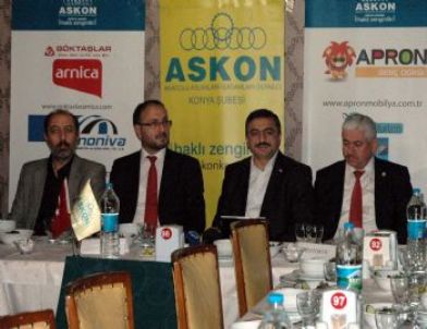 Askon Konya Şubesi “konya İş Geliştirmeleri Toplantısı” Yapıldı