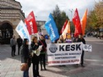 ATAERKIL - KESK Üyeleri Kadına Yönelik Şiddeti Protesto Etti