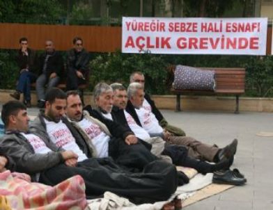 Adana’da Hal Esnafının Açlık Grevi Sürüyor