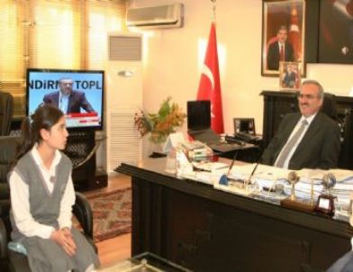 Dünya Üçüncüsü Öğrenciden Vali Karaloğlu’na Ziyaret