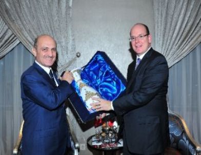 Bakan Bayraktar Monaco Prensi 2. Albert’le Görüştü