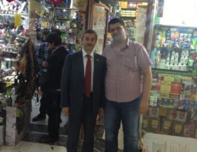 Tahmazoğlu, Çarşı Esnafını Ziyaret Etti