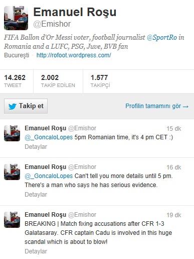 Cluj - Galatasaray maçı ile ilgili şok iddia