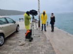 HABERCİLER - Gazeteciler Yağmurdan Nasibini Aldı