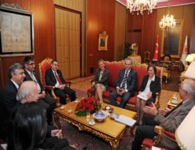 Meclis Tv İçin Oluşturulan Çalışma Grubu, Tbmm Başkanı Çiçek’i Ziyaret Etti