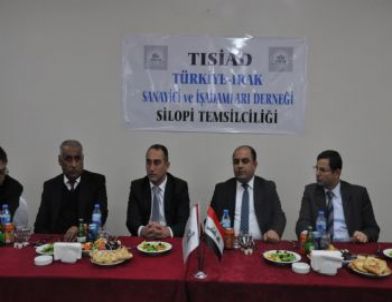 TISIAD Heyeti İrak Gezisi Öncesi Silopi’de Yemek Verdi