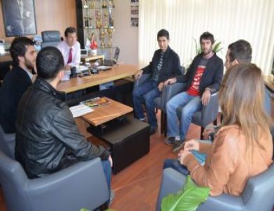 Üniversiteli Gençlerden Başkan Erim’e Ziyaret