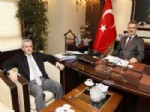 YUNUS PEHLIVAN - Yunus Pehlivan'dan Başkan Köşker'e Ziyaret