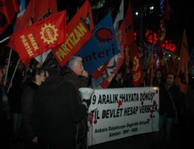 Başkentte 'hayata Dönüş Operasyonu' Protesto Edildi