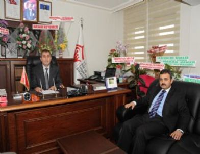 Başkan Külcü’den Kavuncu ve Dinçer’e Ziyaret